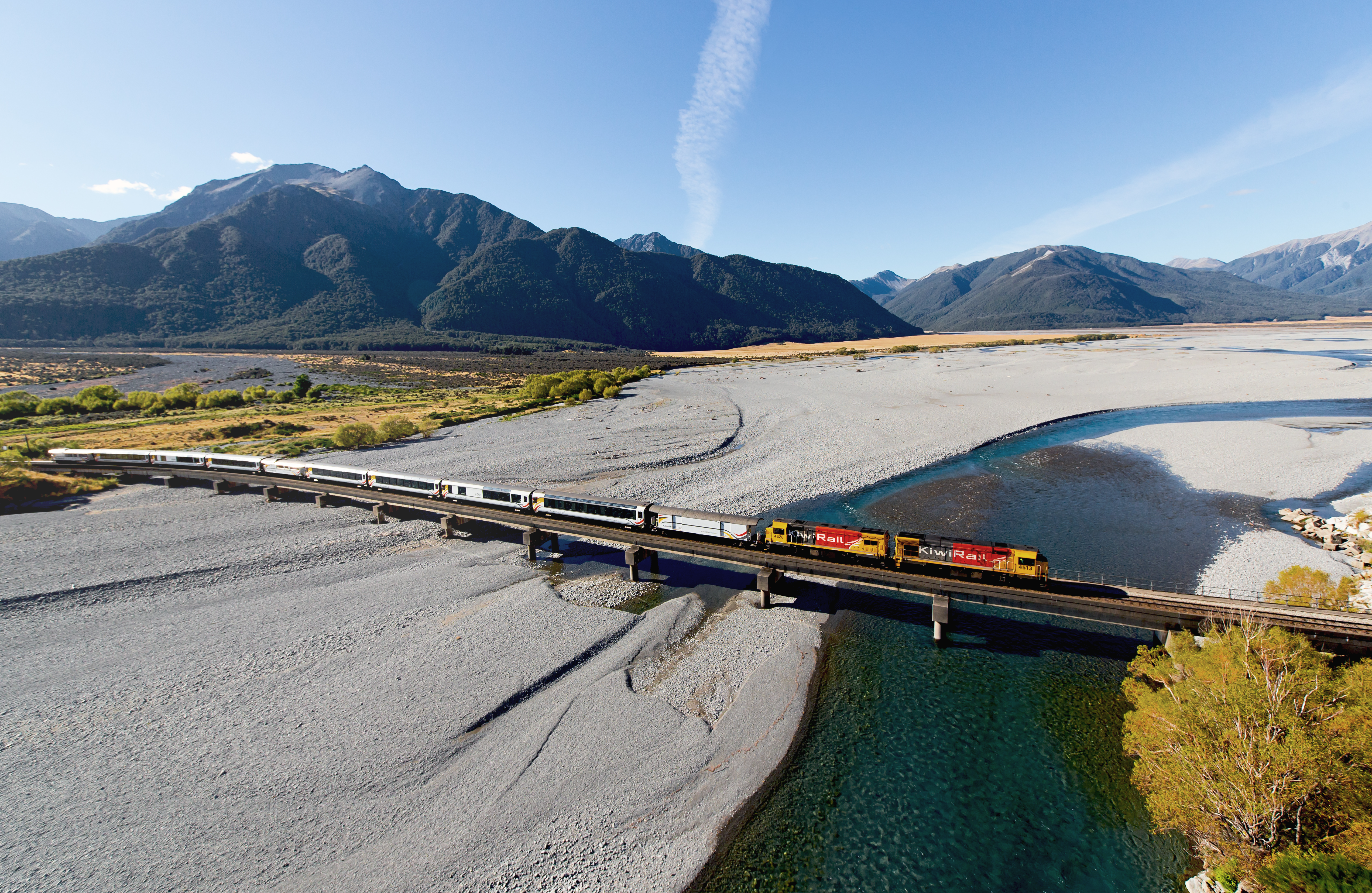 TranzAlpine Scenic Train: Christchurch to Greymouth 