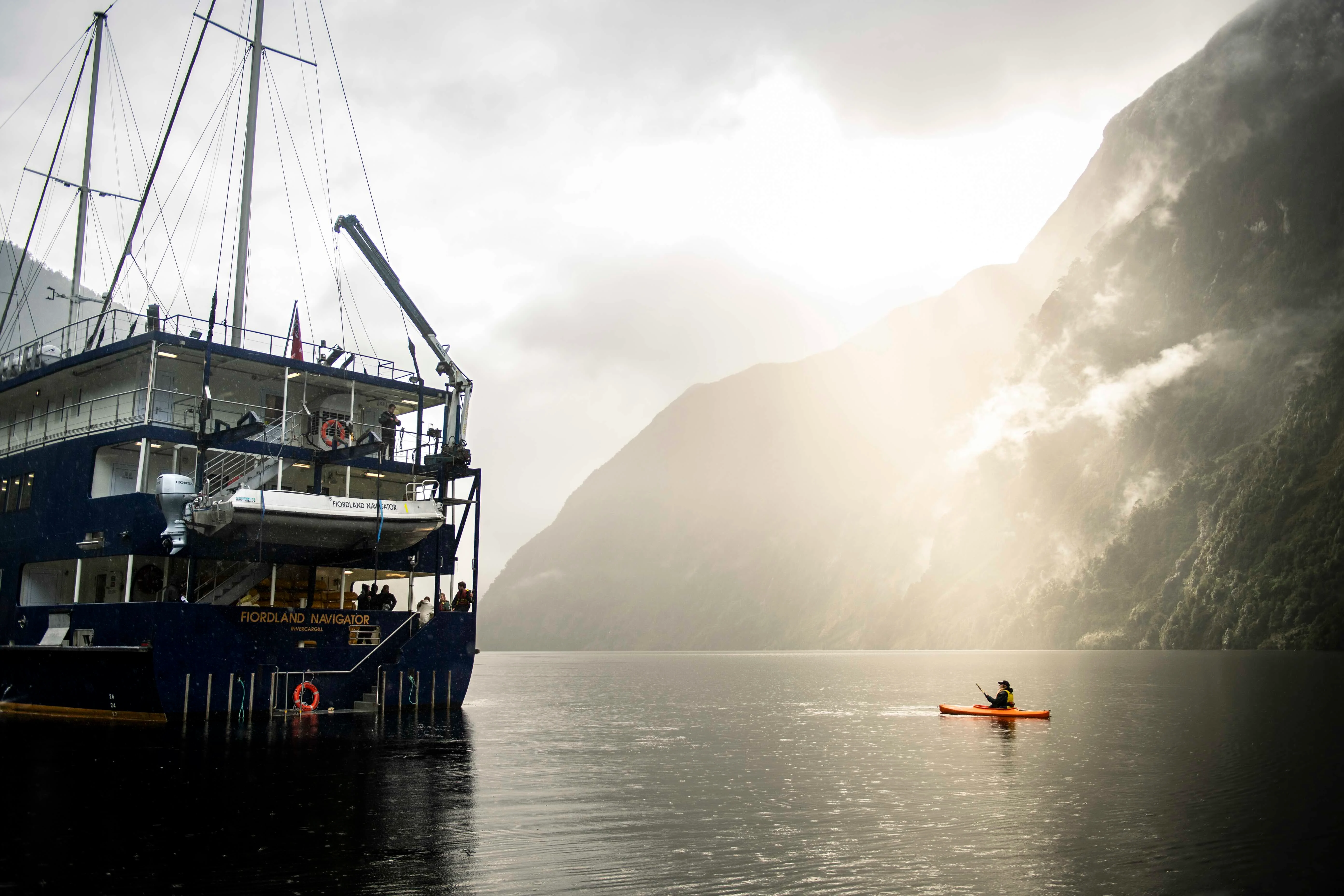 Patea / Doubtful Sound Overnight Cruise experience