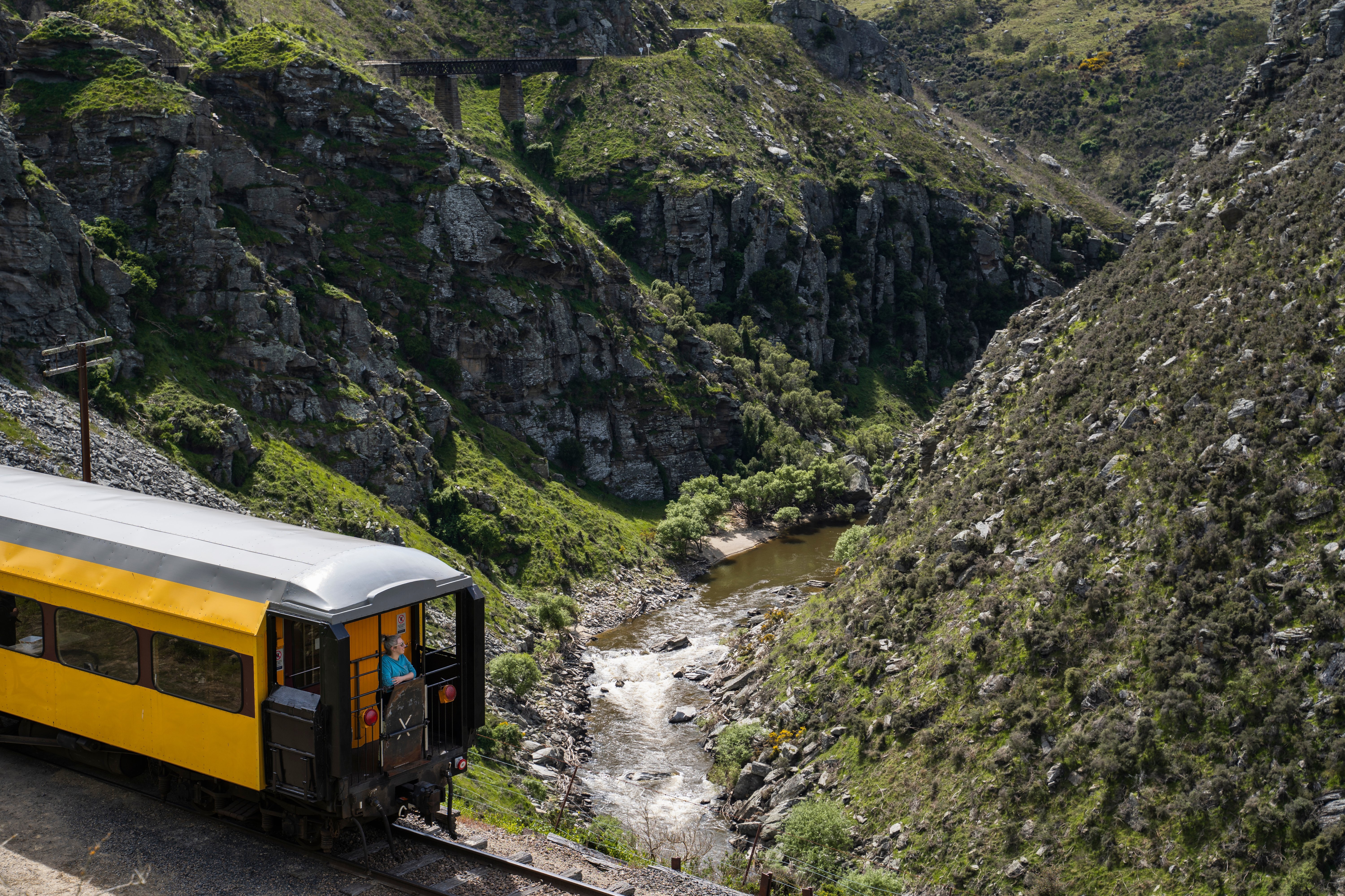 Queenstown to Dunedin Small Group Tour, via Tairei Gorge Railway