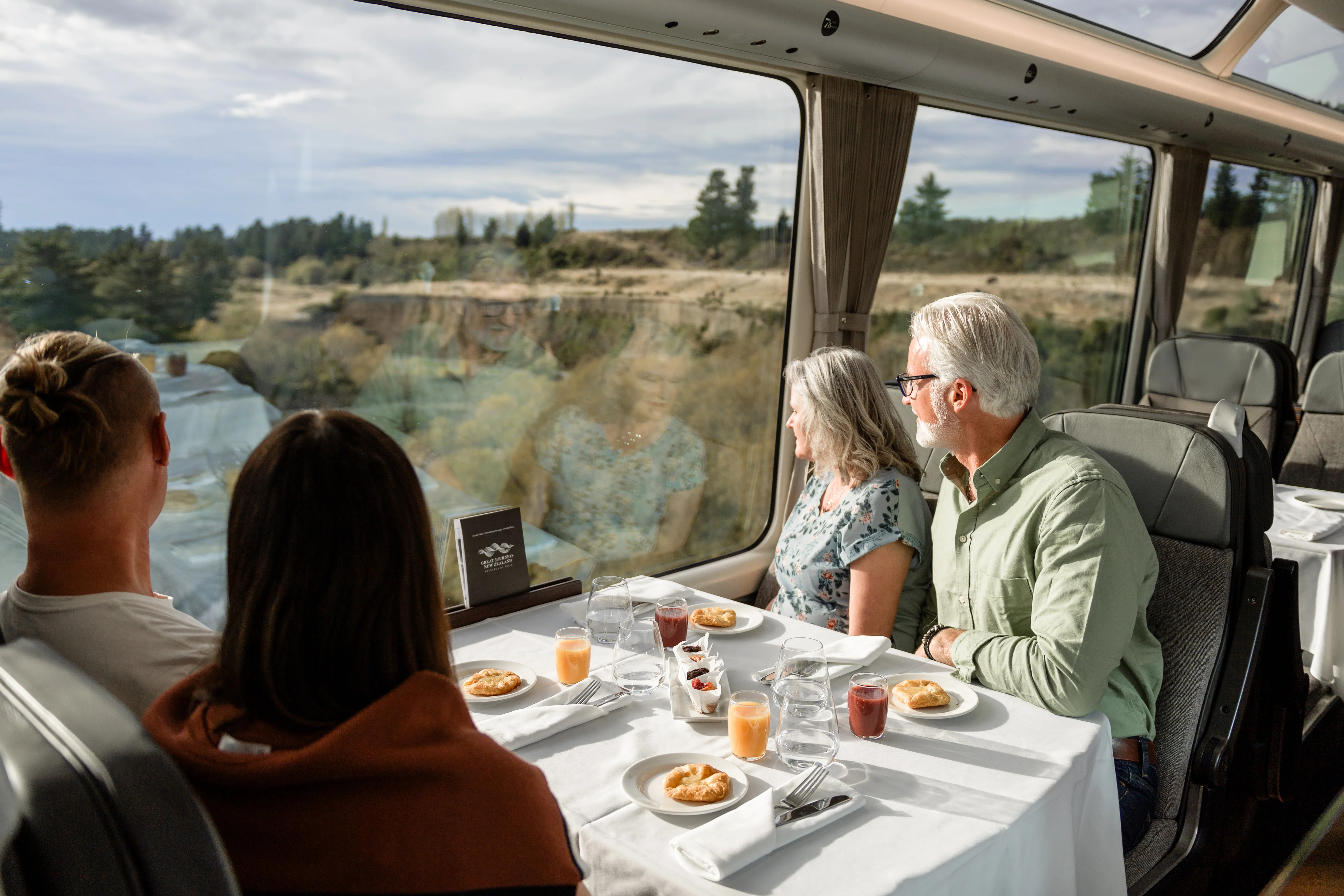 TranzAlpine Scenic Train: Scenic Plus, Christchurch - Greymouth